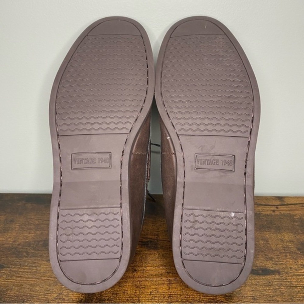 Weatherproof Vintage Men's Benny Boat Shoes‎ Dark Brown 11M New - Picture 4 of 6